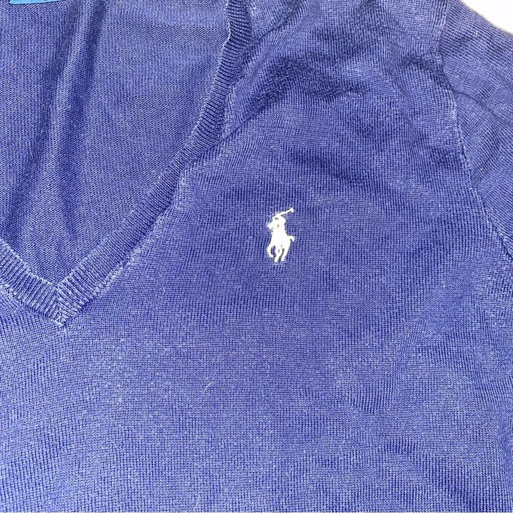 Polo Ralph Lauren Pima Cotton V-Neck Sweater Navy Blue Men’s Extra Large XL